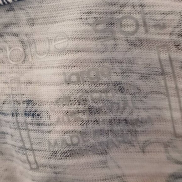 Women's Blue Sol Long Sleeve Floral Top. - Picture 6 of 6